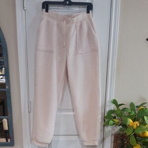 Cozy Cream Fleece Joggers